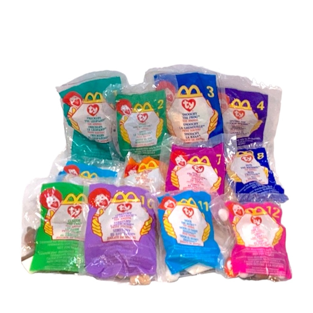 🌺 1999 McDonald’s Teenie Beanie Set, 12pc